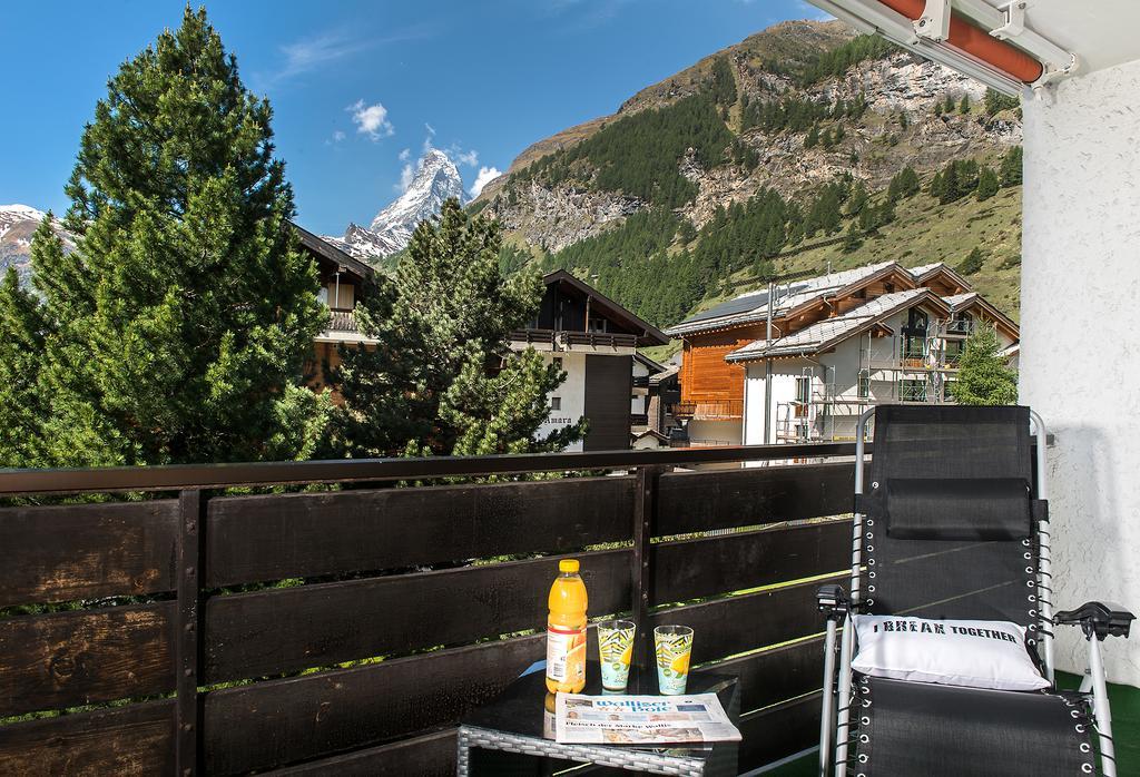 Ferienwohnung Haus Sonnmatt Zermatt Exterior foto